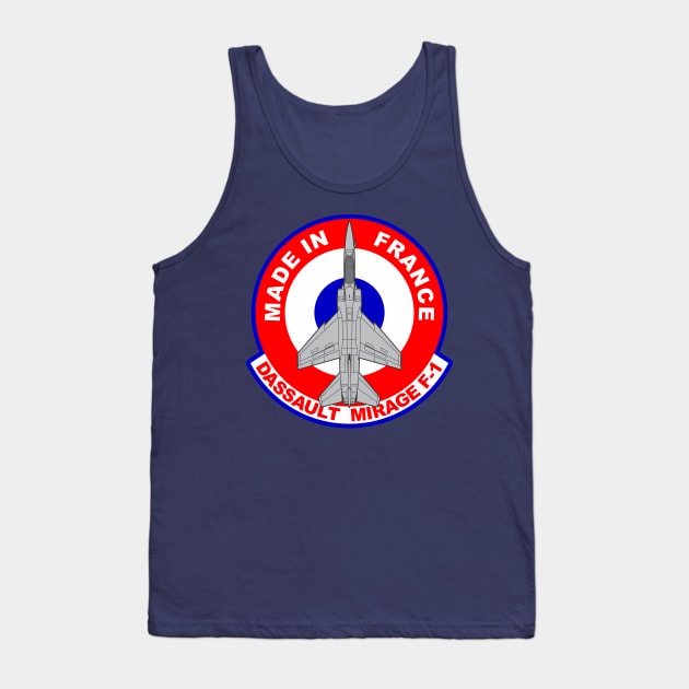 Dassault Mirage F-1 Tank Top by MBK